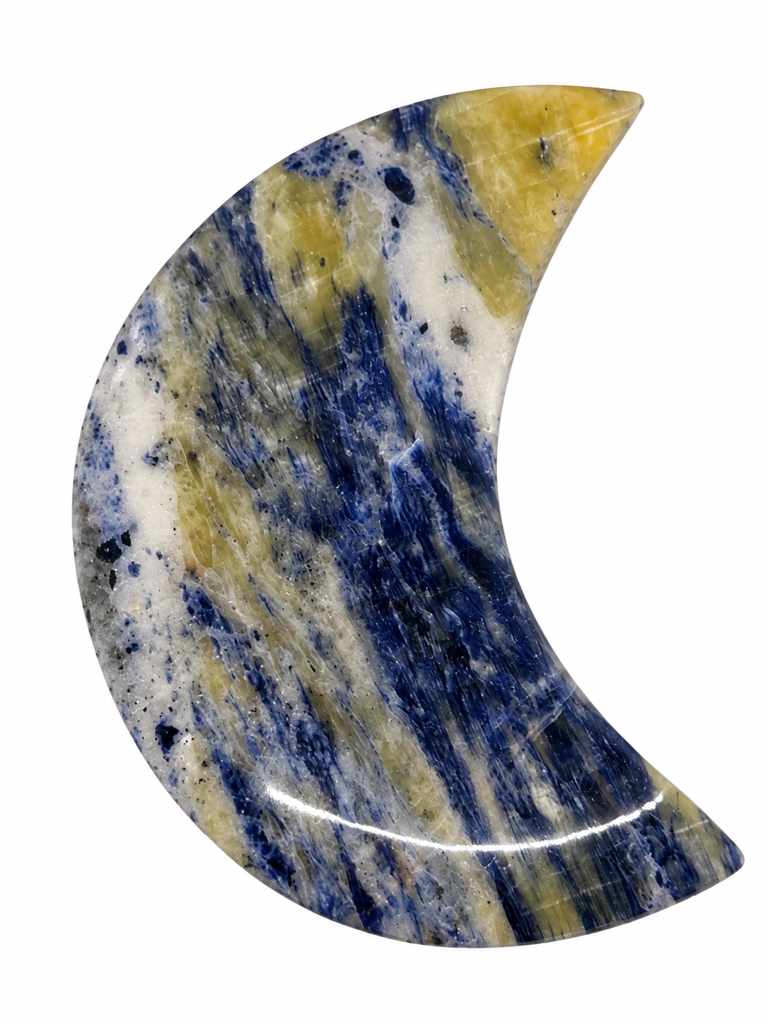 Sodalite Moon Crescent