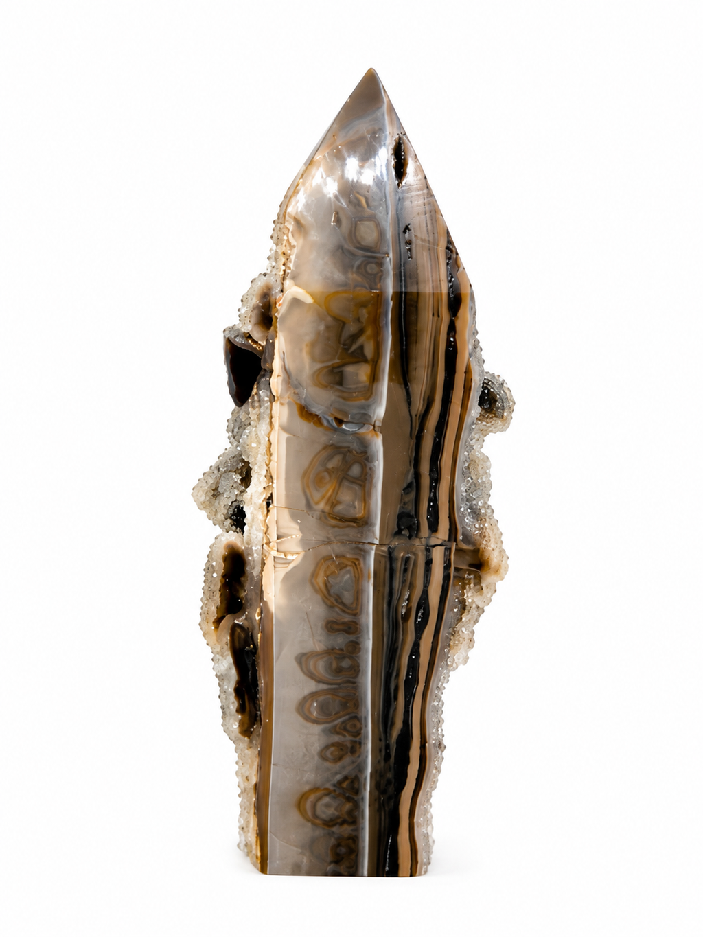 Shadow and Sunlight Druzy Tower