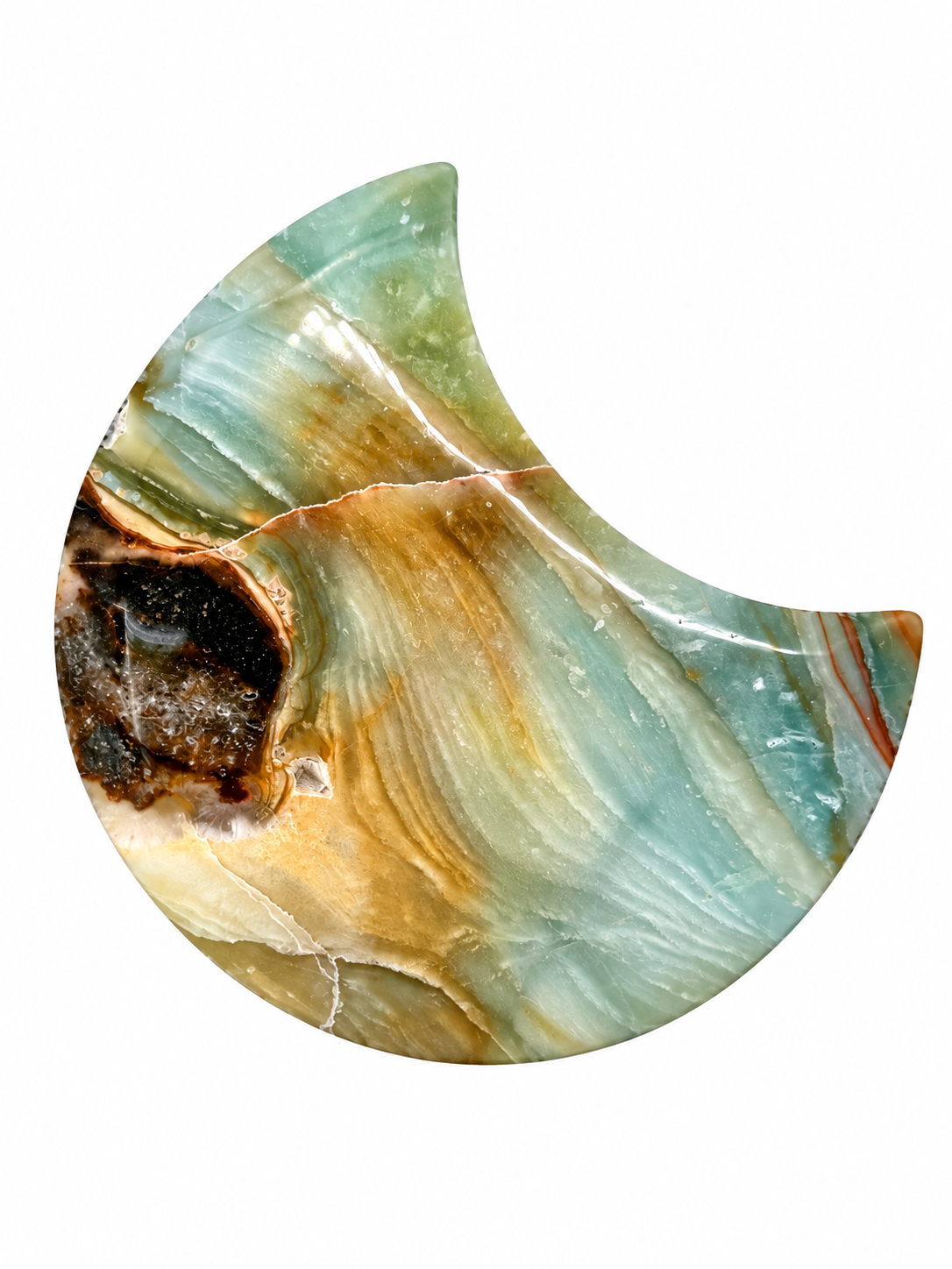 Caribbean Calcite Crescent Moon