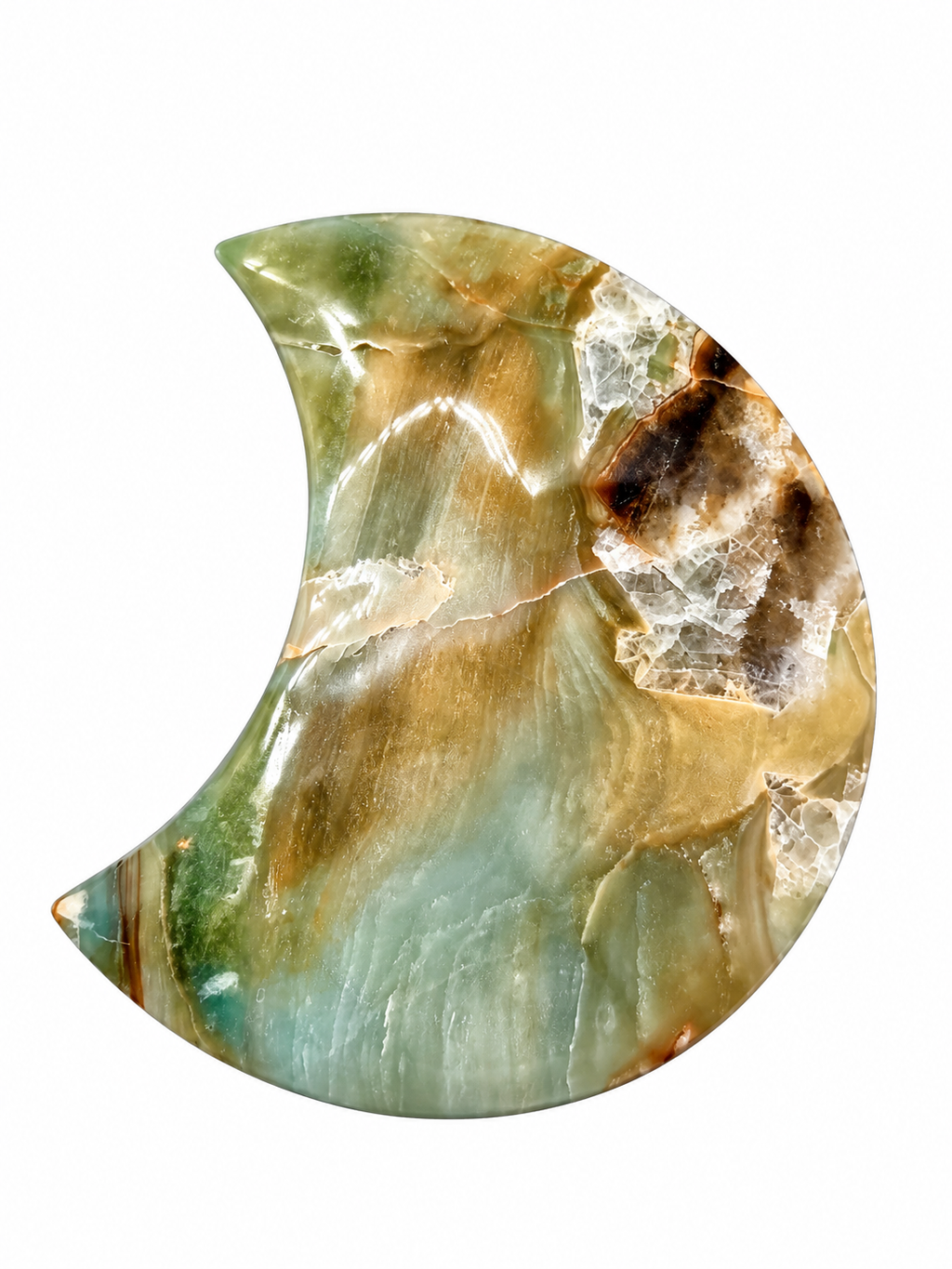 Caribbean Calcite Crescent Moon
