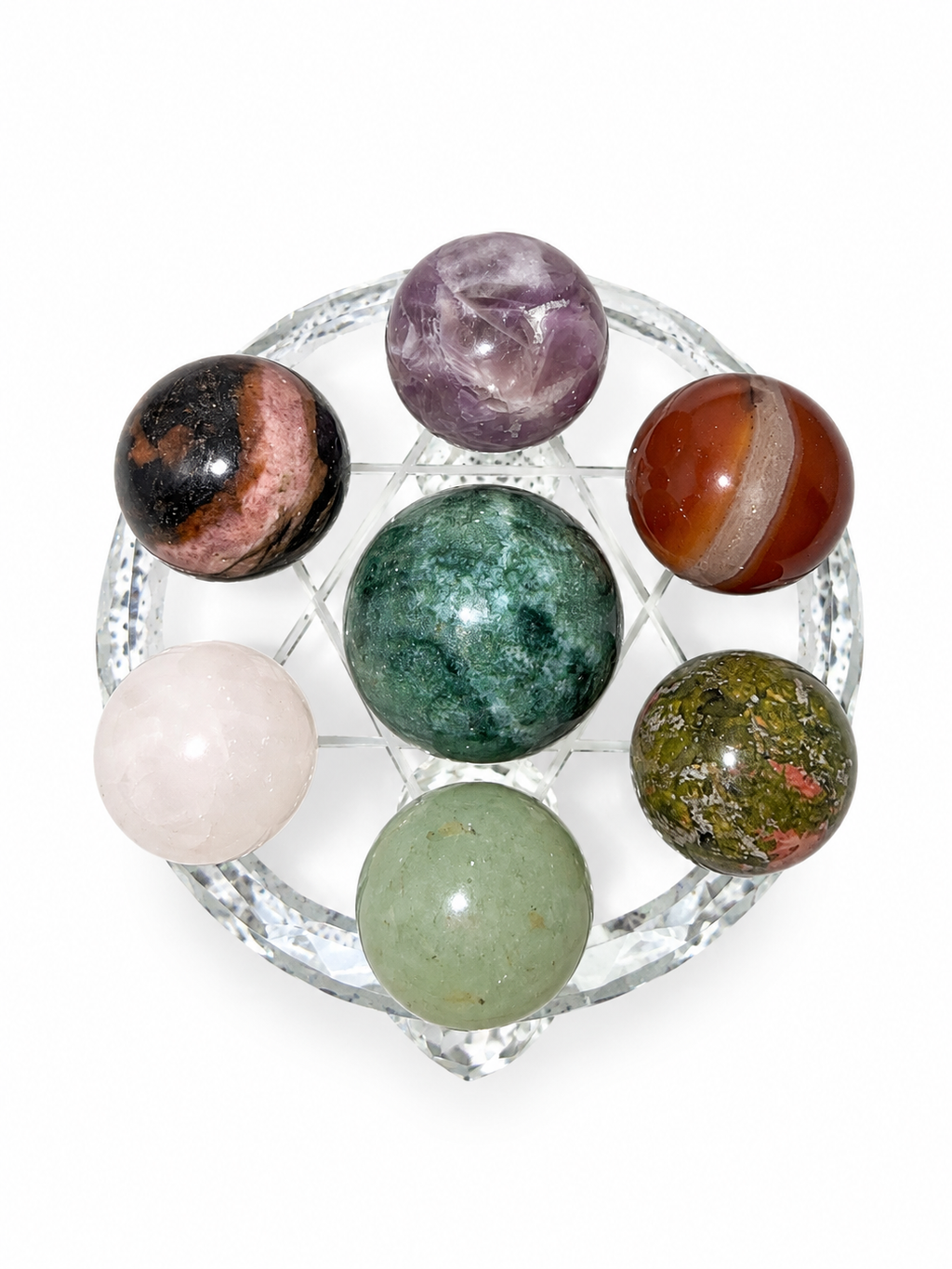 Sacred Geometry Mini Sphere Set