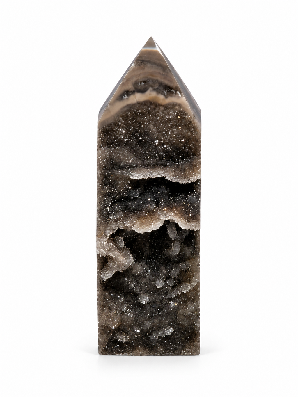 Shadow and Sunlight Druzy Tower