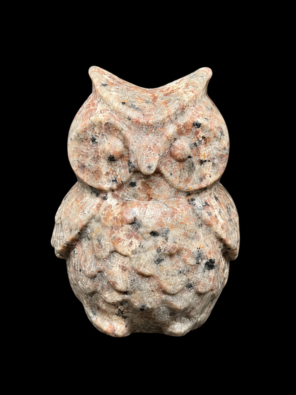 Hidden Flame Yooperlite Owl Carving