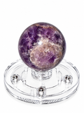 Chevron Amethyst Sphere