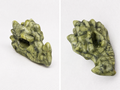 Serpentine Dragon Head Carving