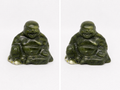 Serpentine Laughing Buddha Carving
