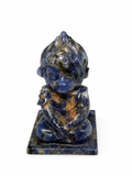 Sunset Sodalite Buddha Carving