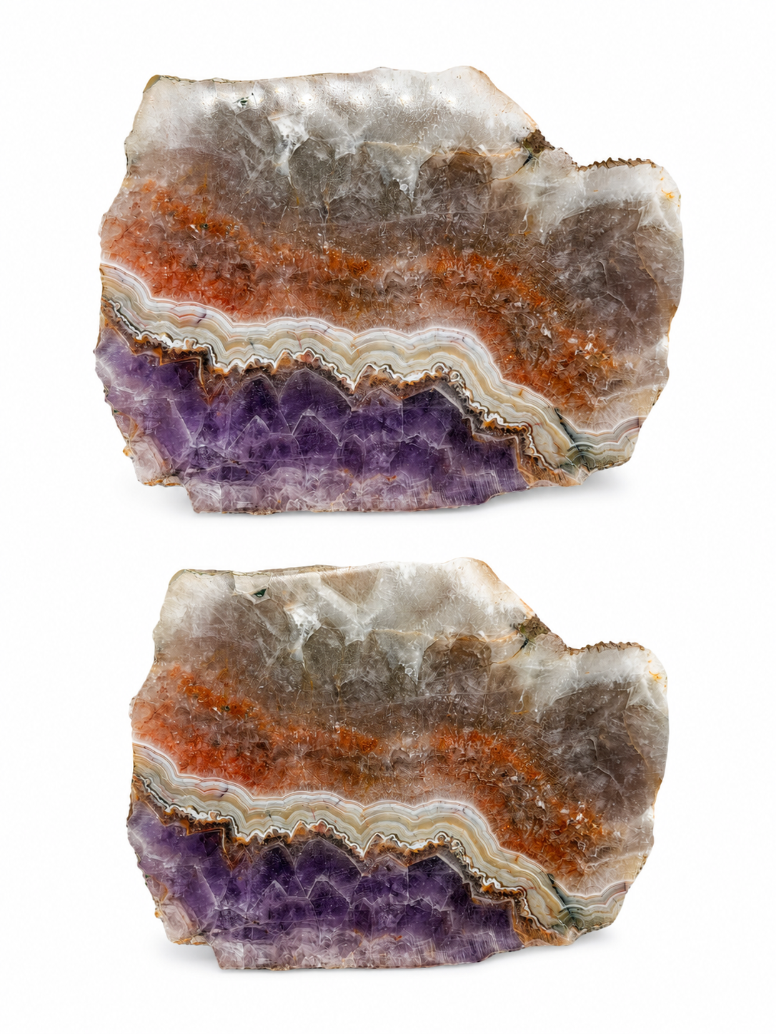 Chevron Amethyst Slab