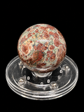 Ember Garden Russian Flower Agate Sphere Variant 1