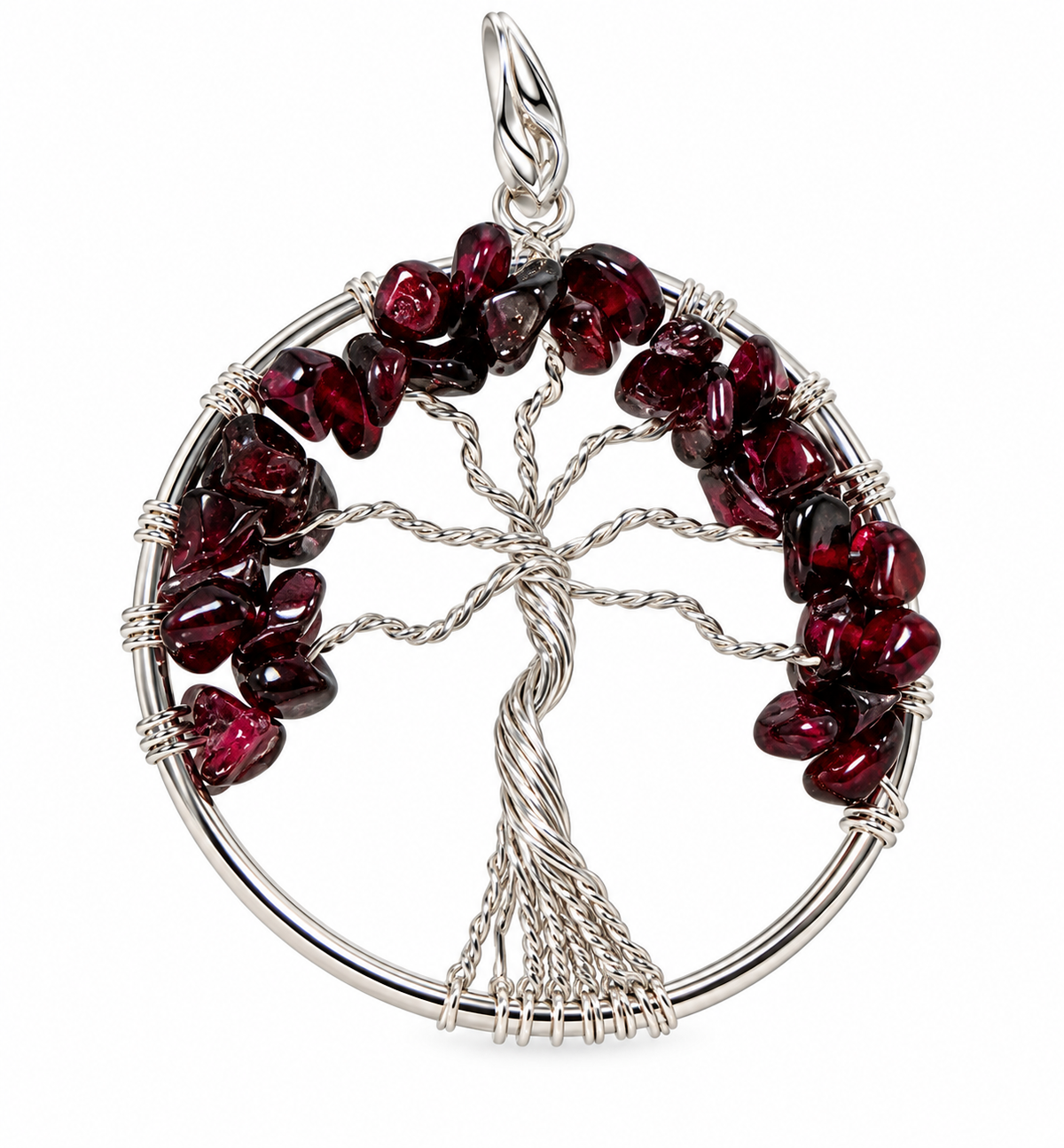 Hand-Wrapped Crystal Pendants