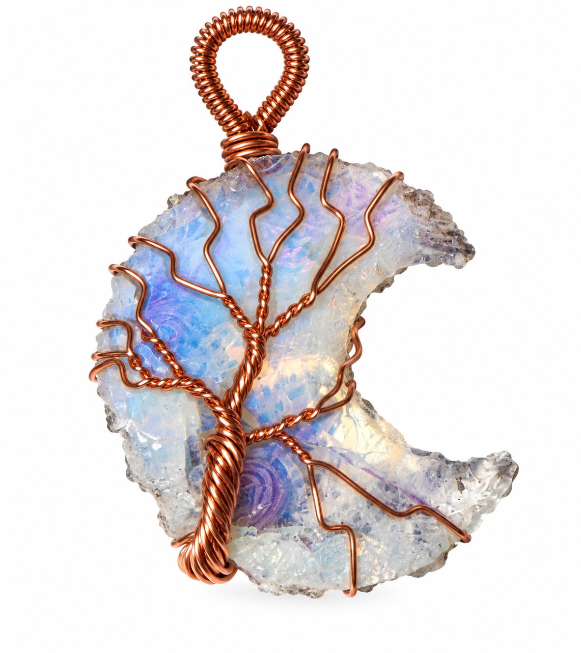 Hand-Wrapped Crystal Pendants