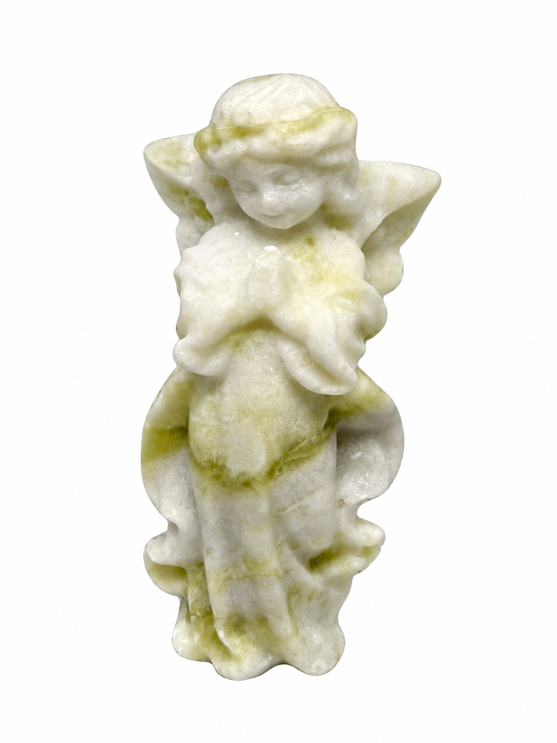 Serpentine Angel Carving