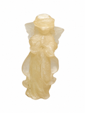 Light Yellow Calcite Angel Carving