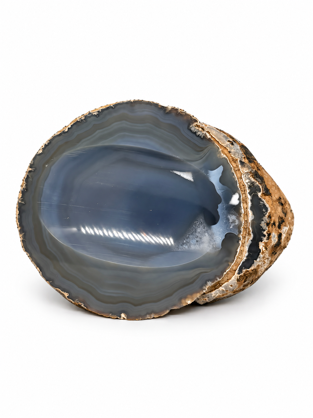Natural Agate Slice Pair