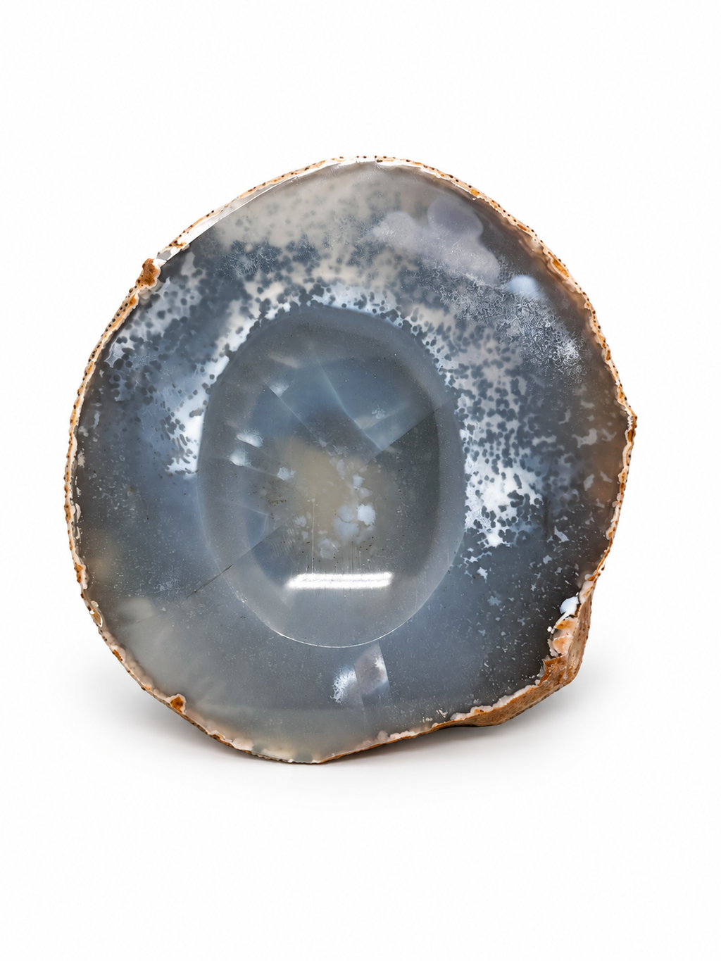 Natural Agate Slice Pair
