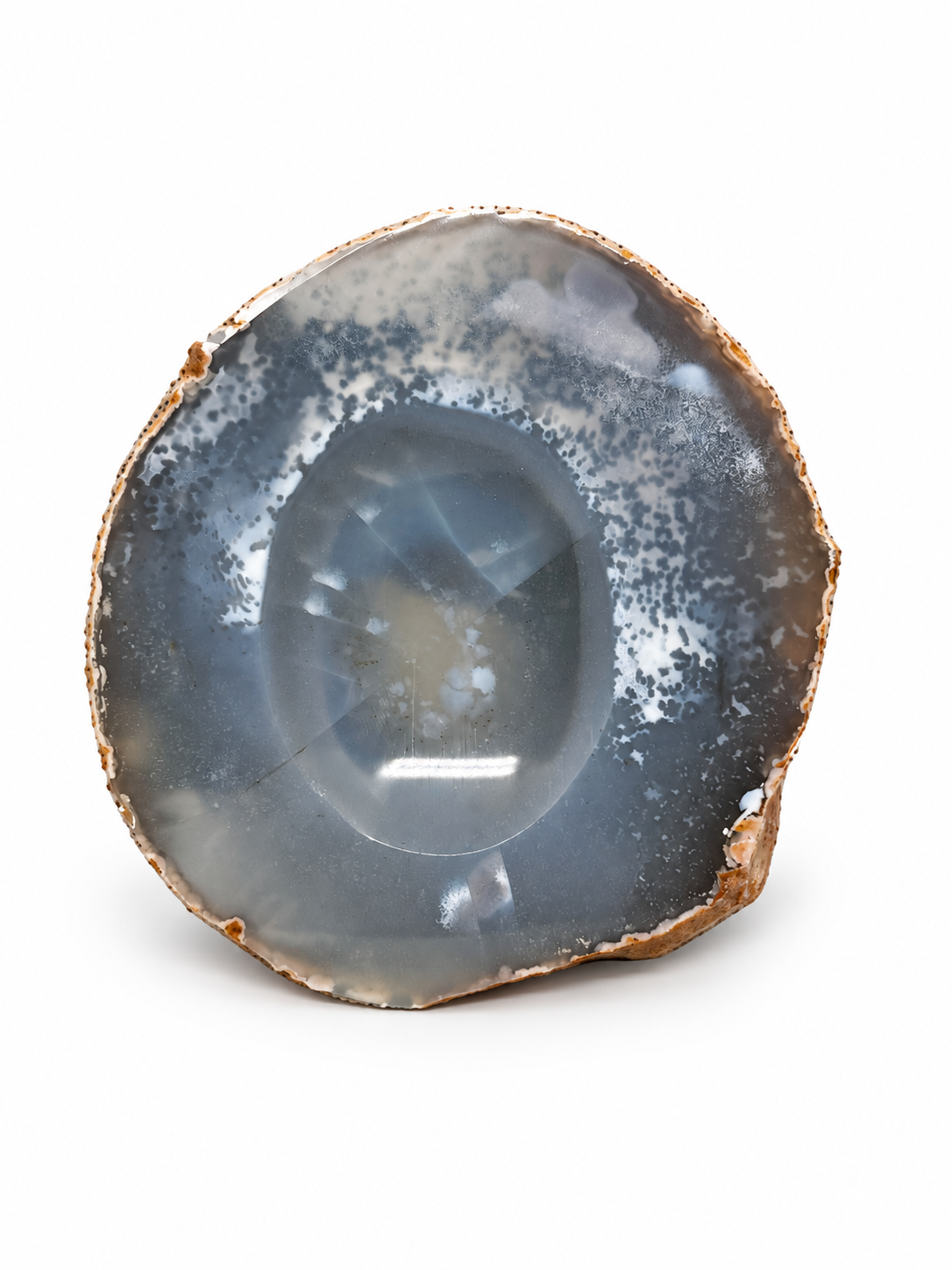 Natural Agate Slice Pair