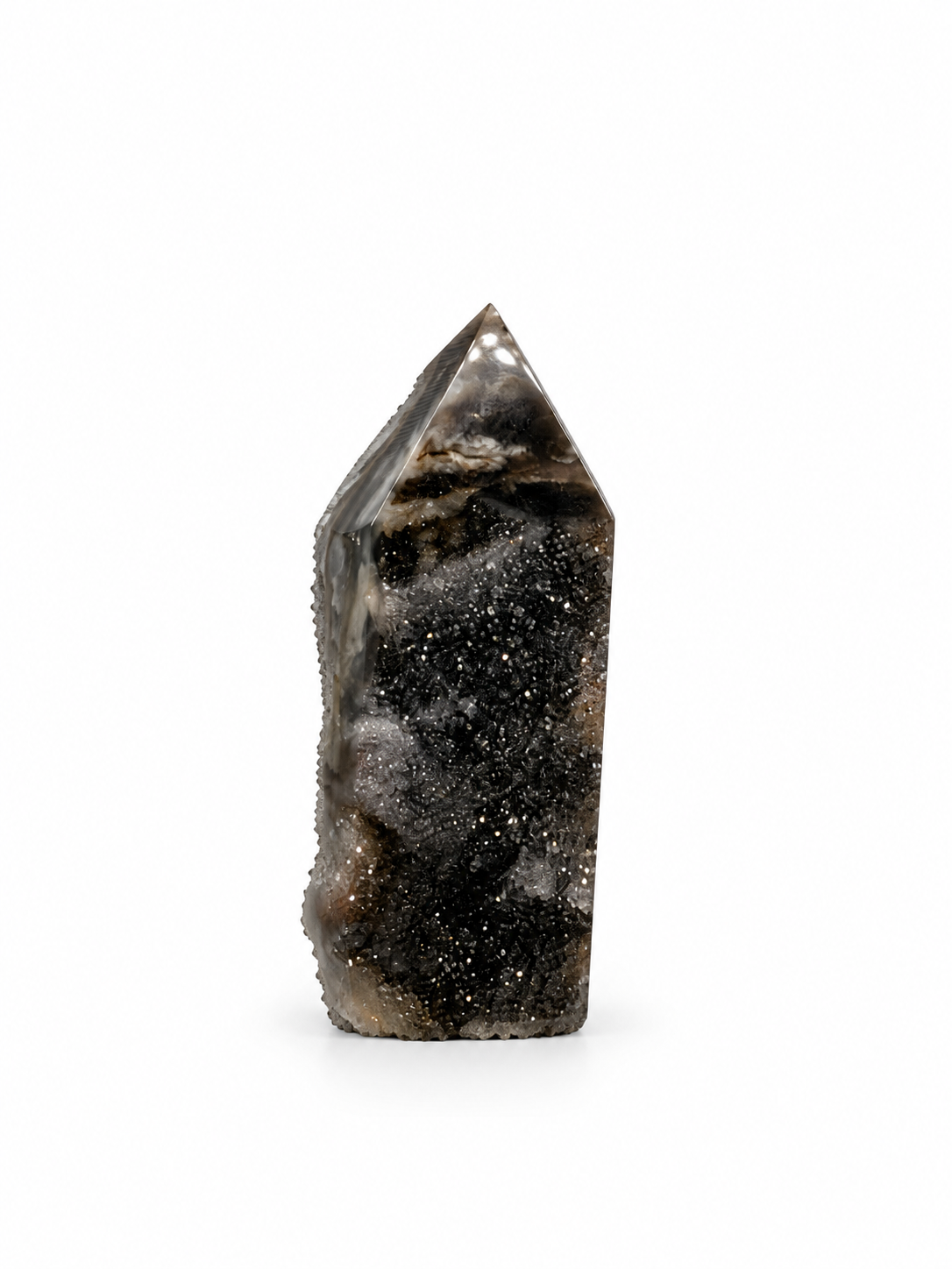 Black Galaxy Druzy Tower