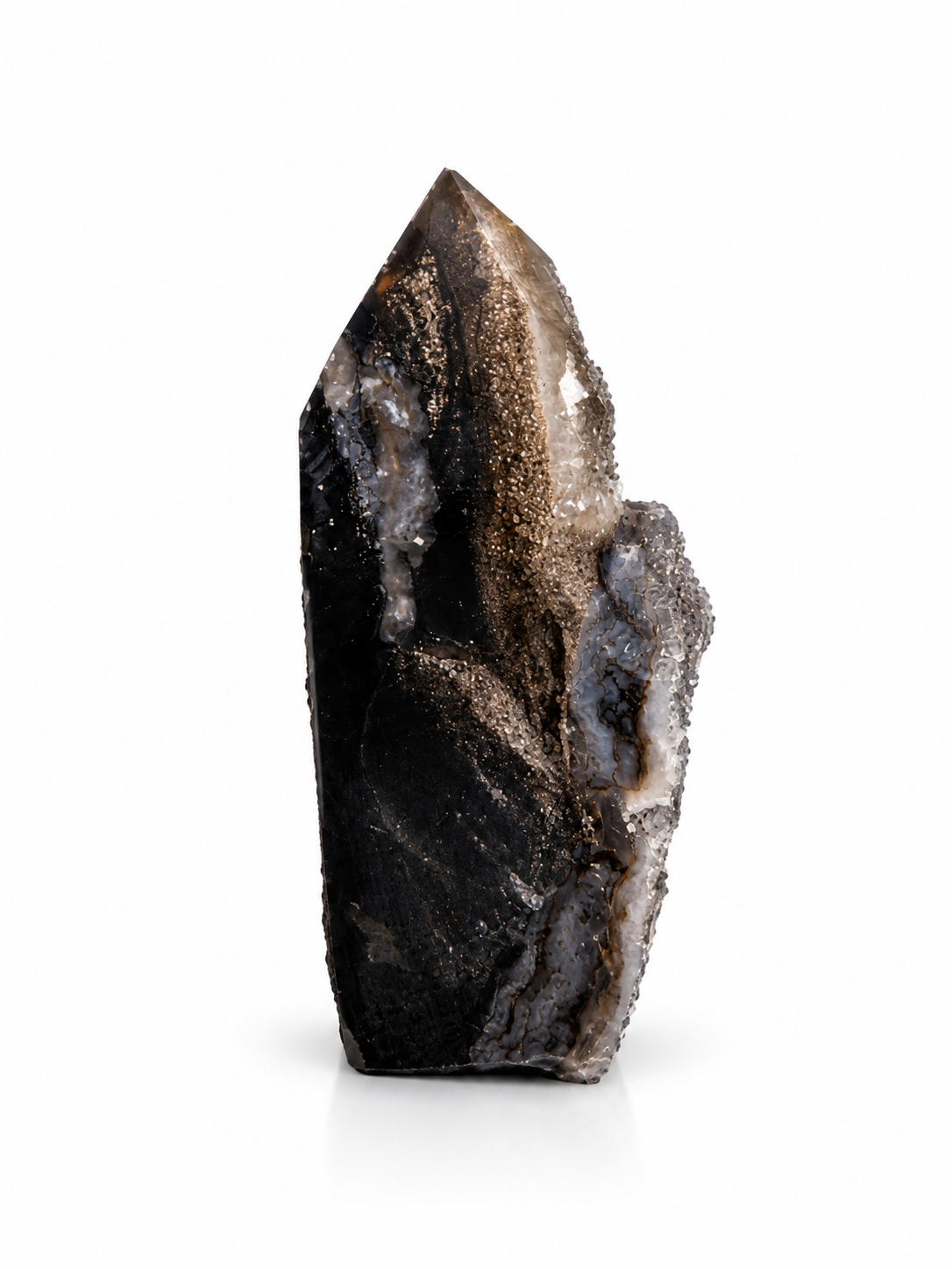 Moonlit Ember Druzy Tower