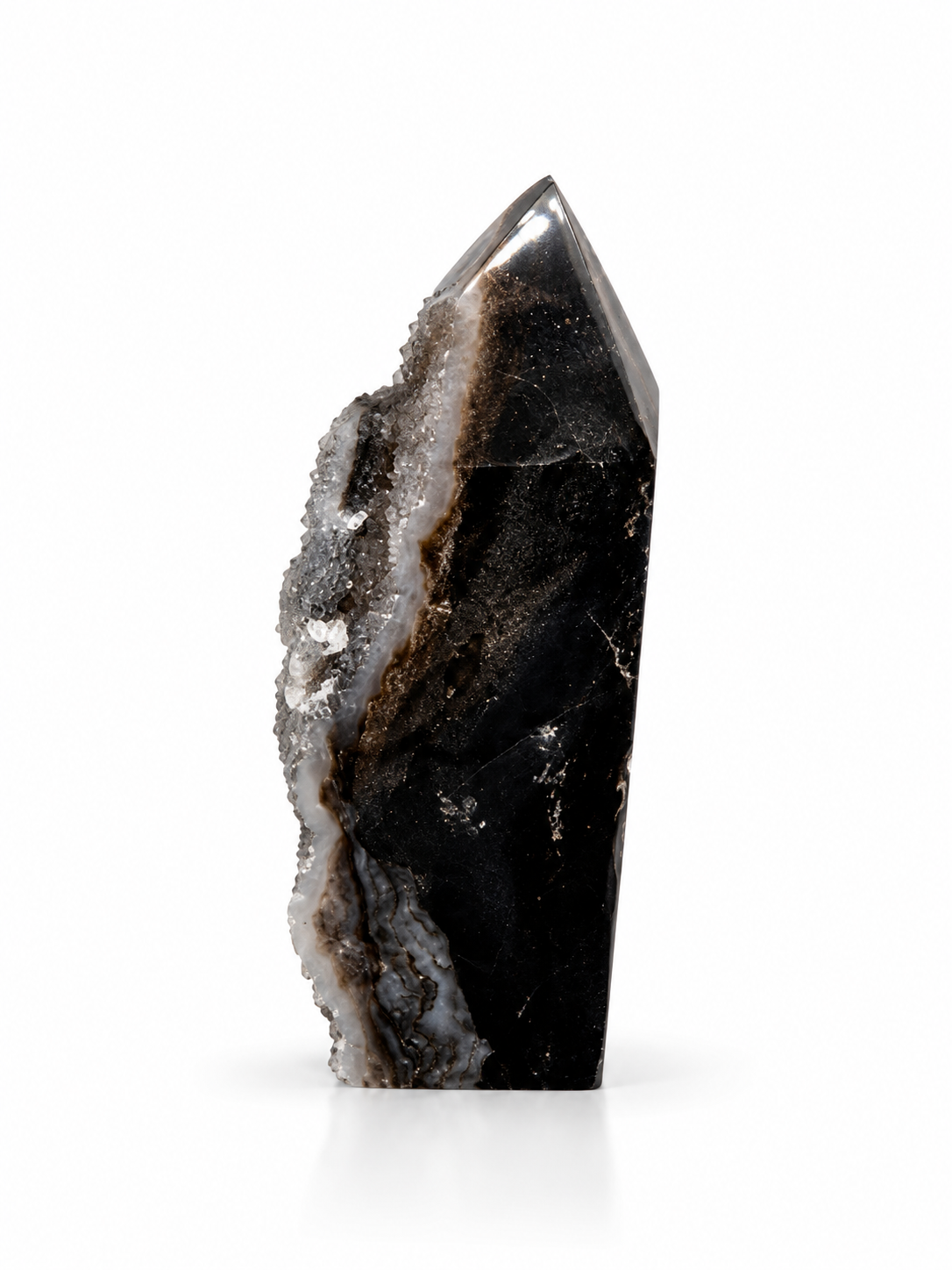 Moonlit Ember Druzy Tower