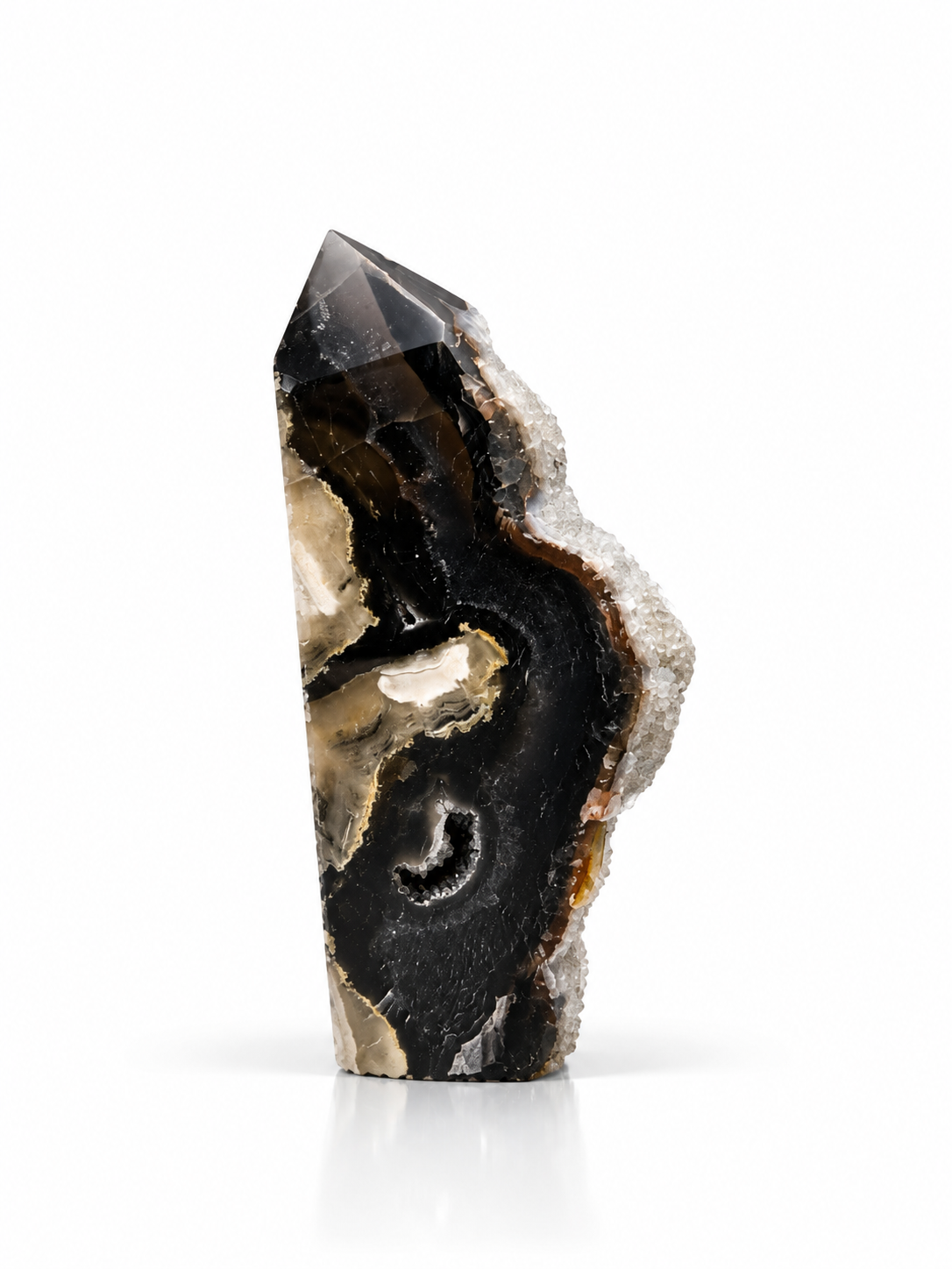 Witching Hour Black Agate Tower