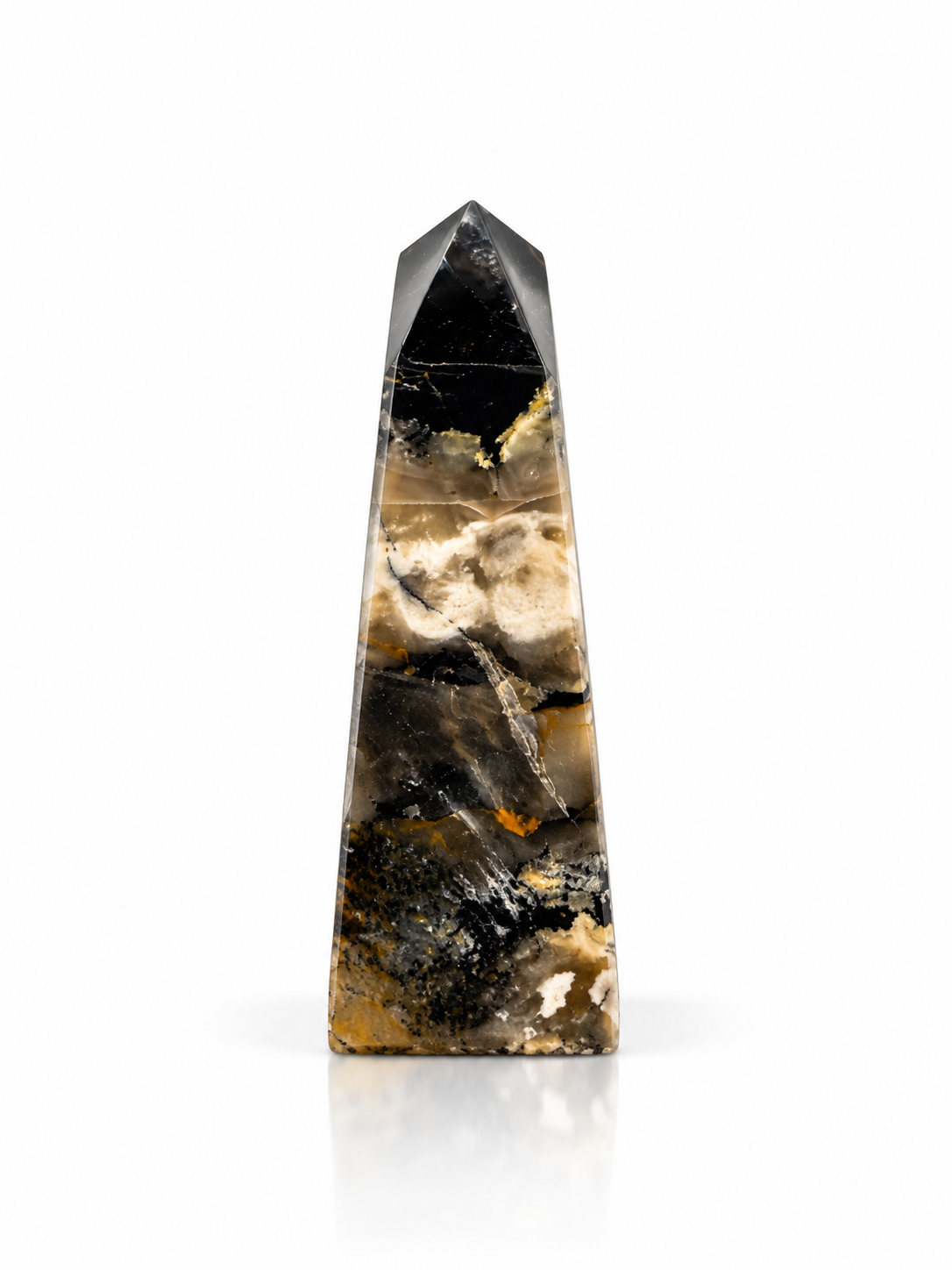 Witching Hour Black Agate Tower