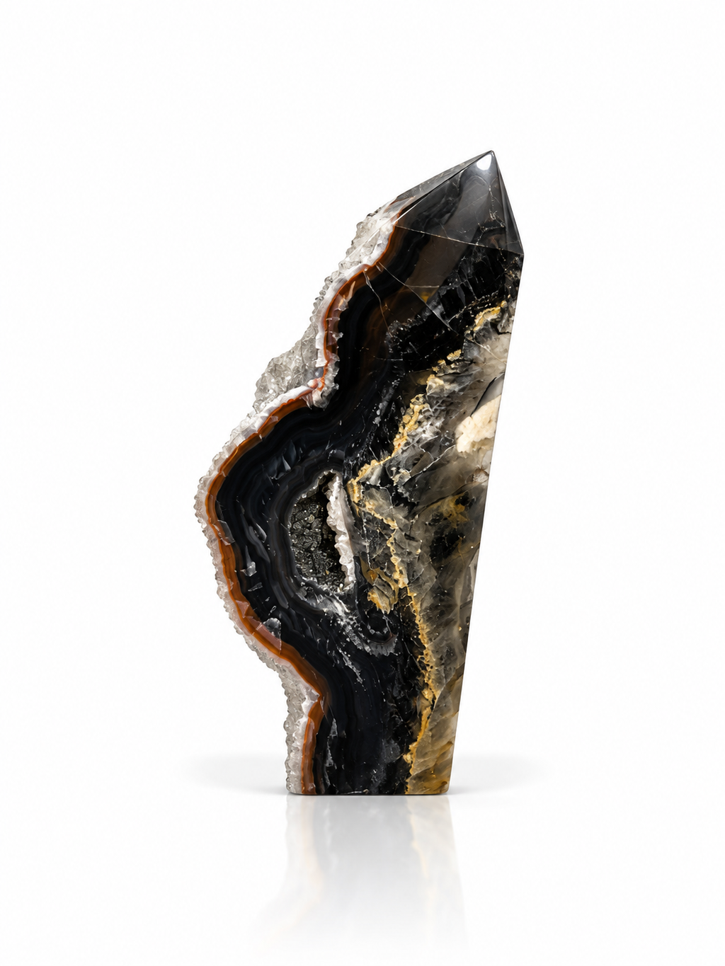 Witching Hour Black Agate Tower