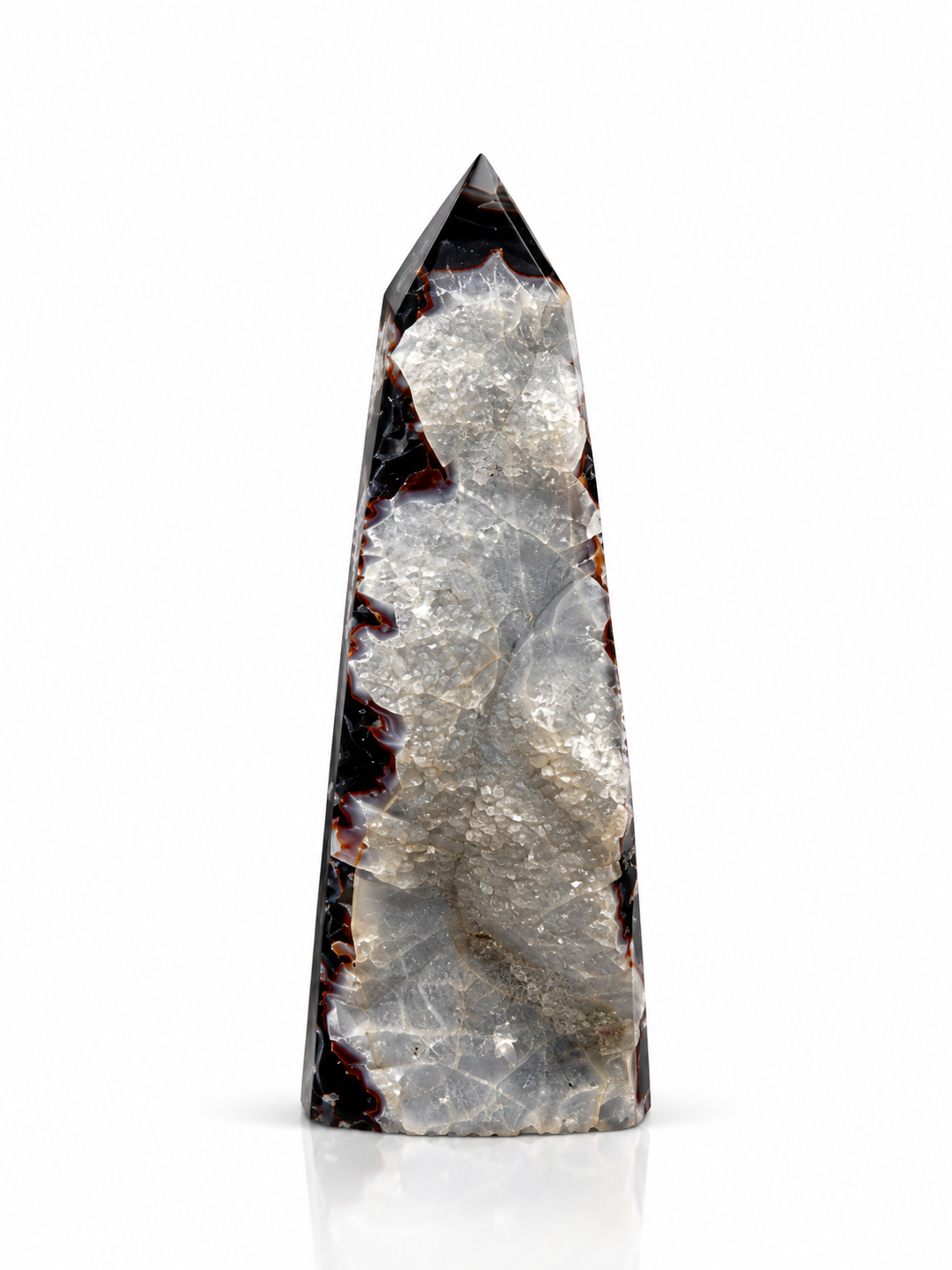 Witching Hour Black Agate Tower