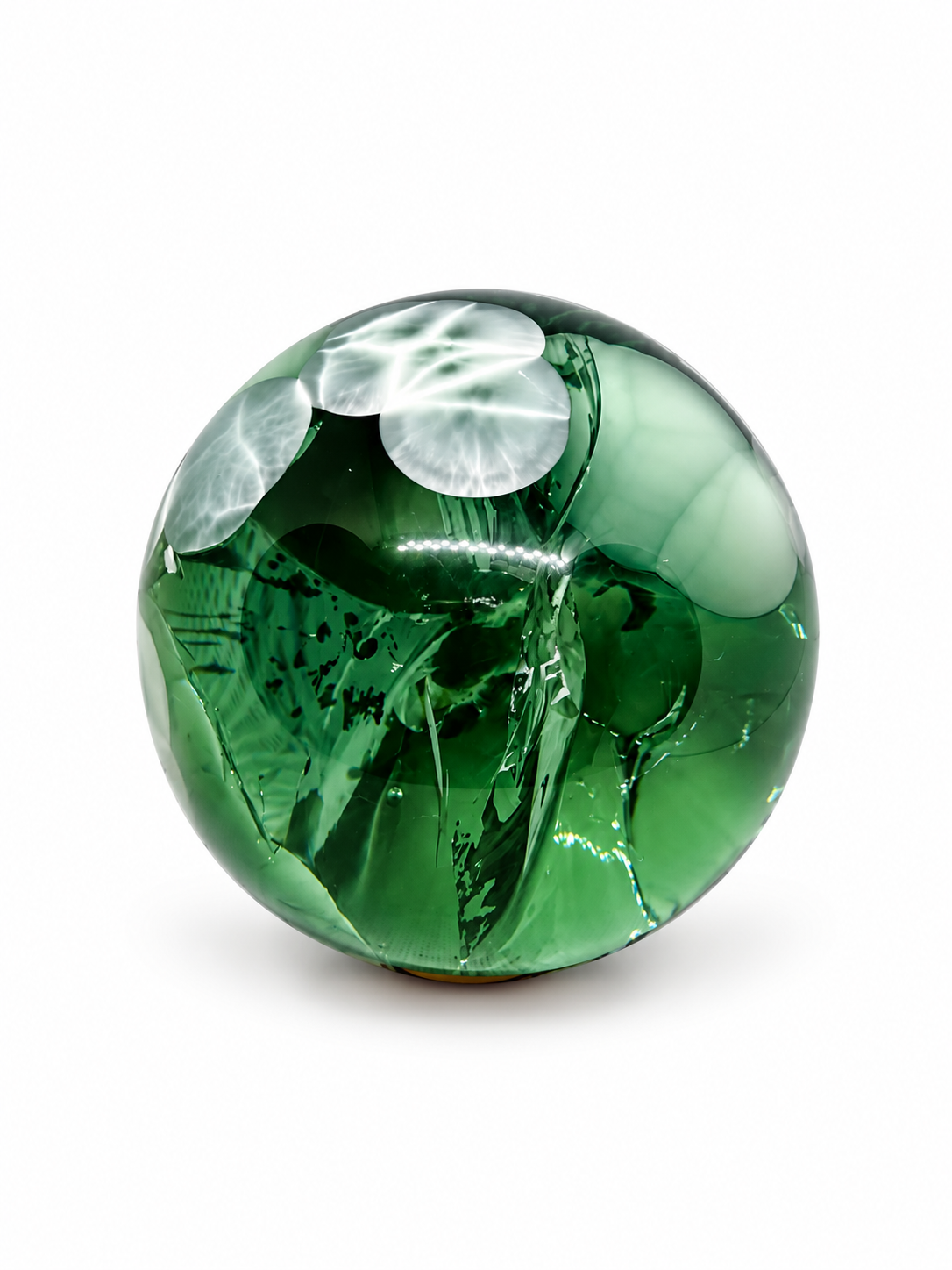 Green Angelite Glass Sphere