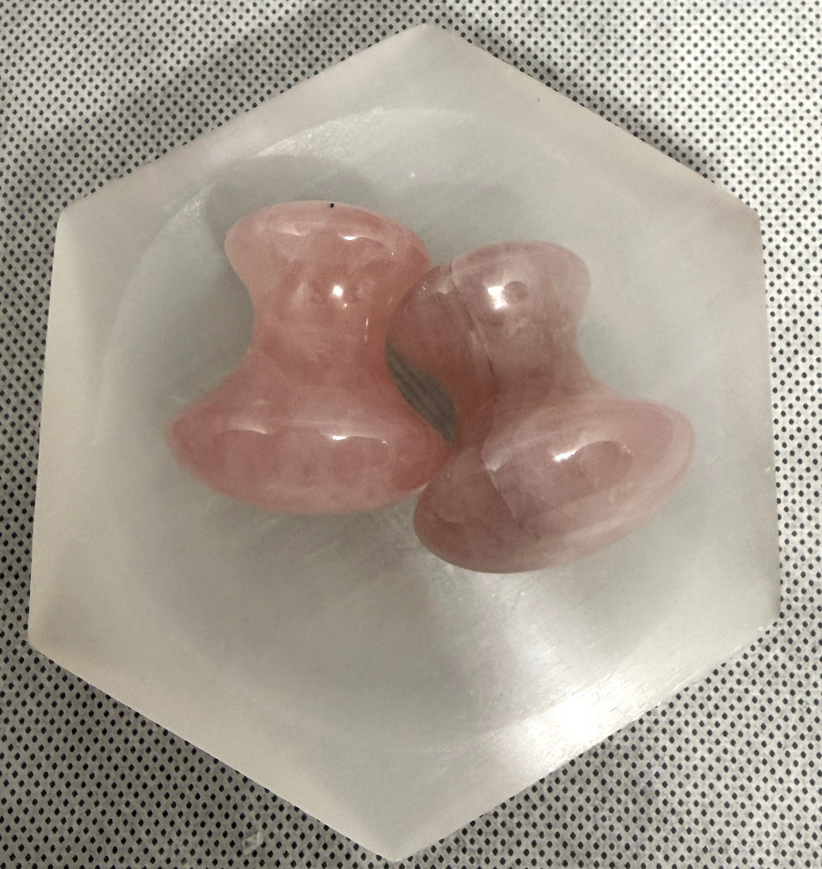 Rose Quartz Gua Sha Massage Stones