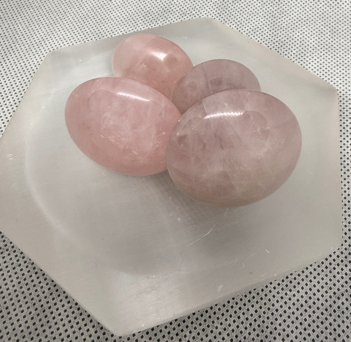 Rose Quartz Gua Sha Massage Stones