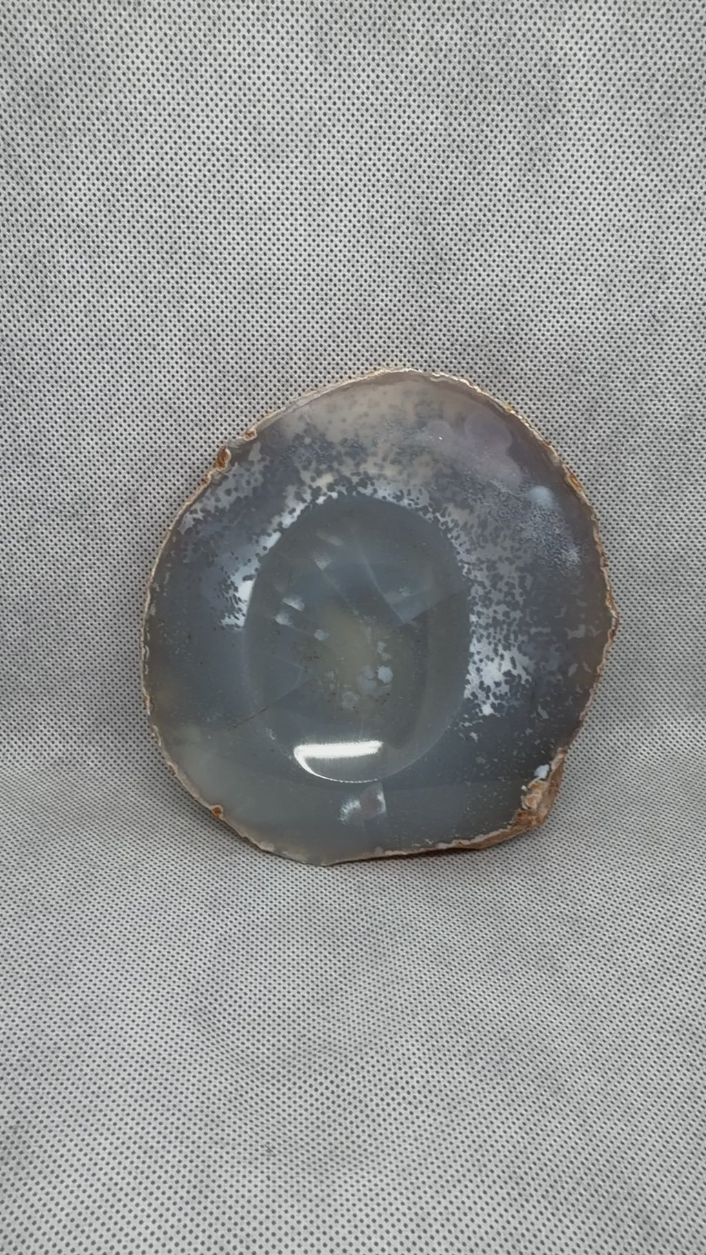 Natural Agate Slice Pair
