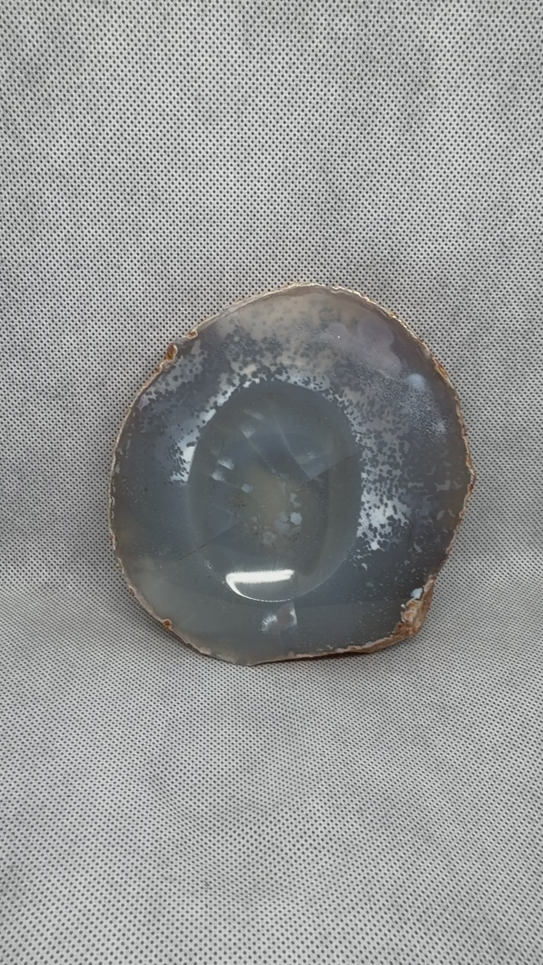 Natural Agate Slice Pair