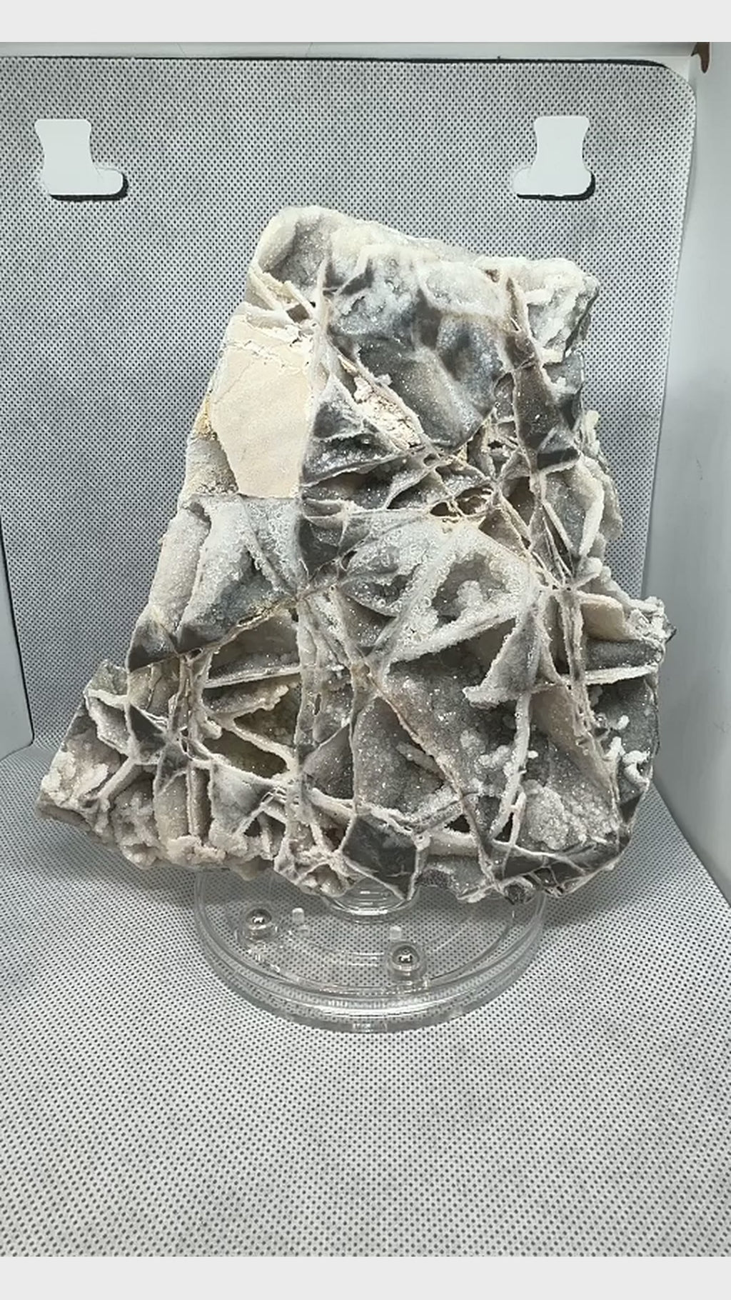 Sphalerite Slab with Druzy Pockets