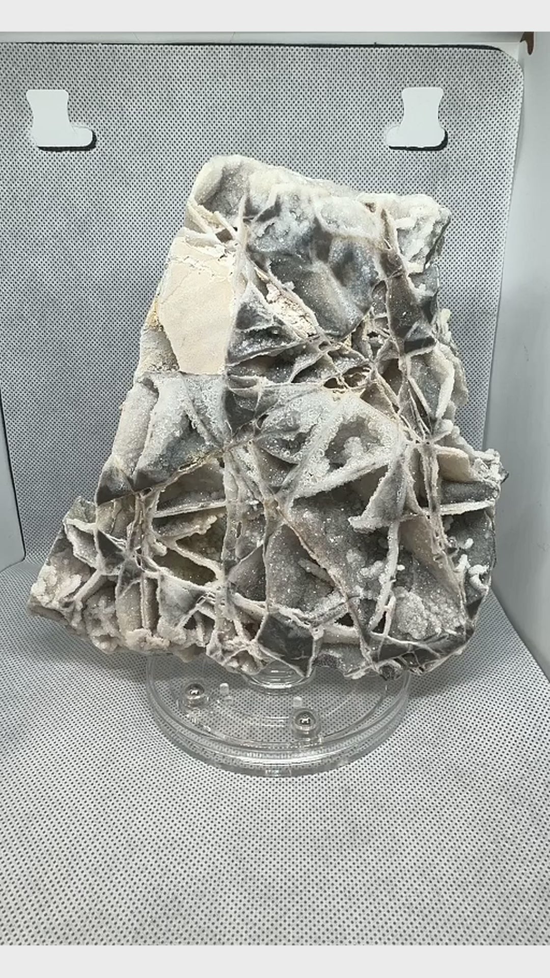 Sphalerite Slab with Druzy Pockets