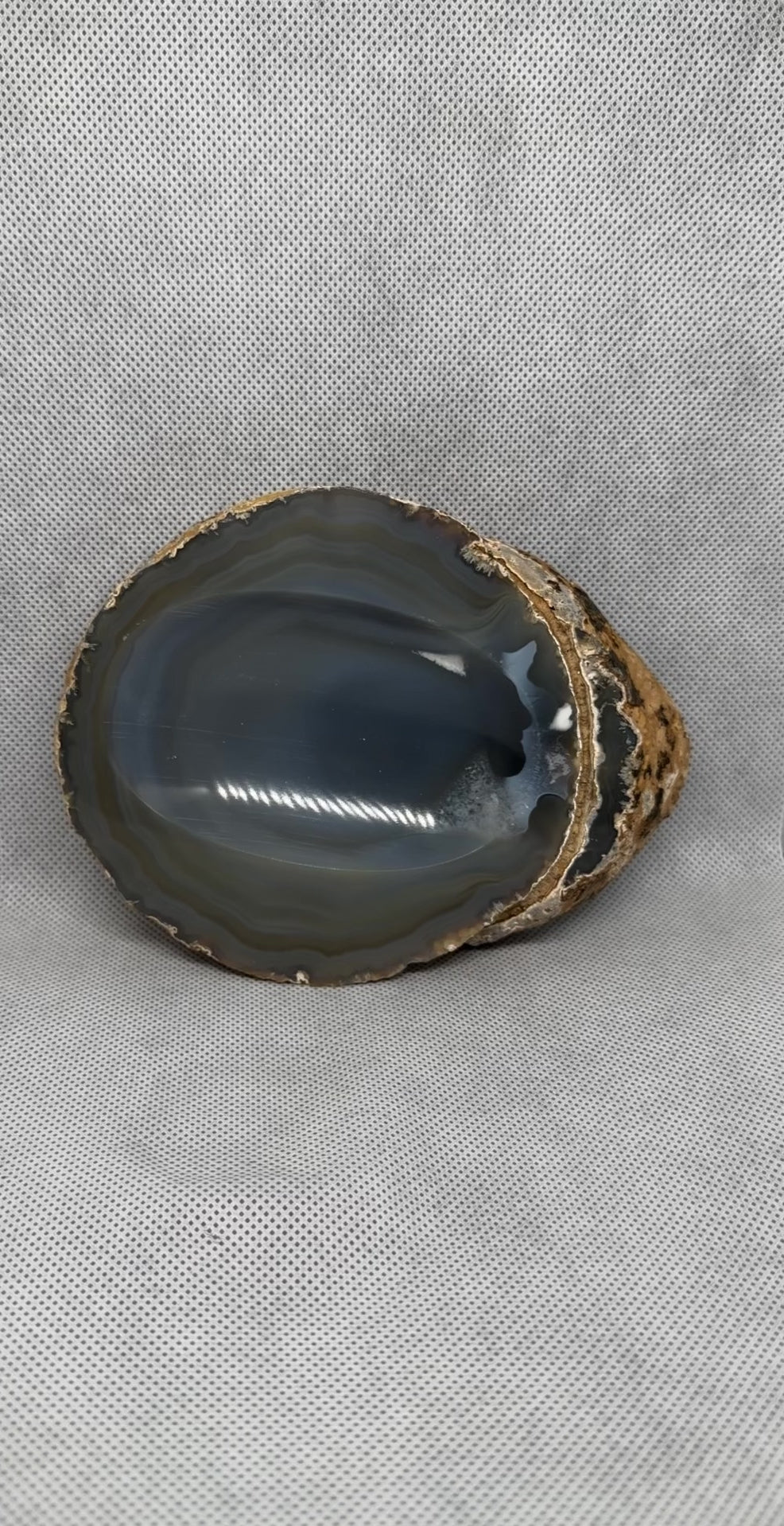 Natural Agate Slice Pair
